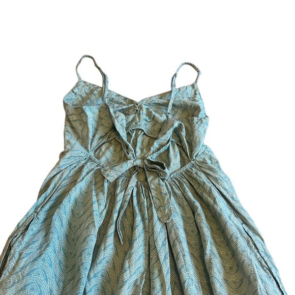 Patagonia Lost Wildflower Spaghetti Strap Crop Jumpsuit Open Tie Back Size Small - Picture 9 of 13